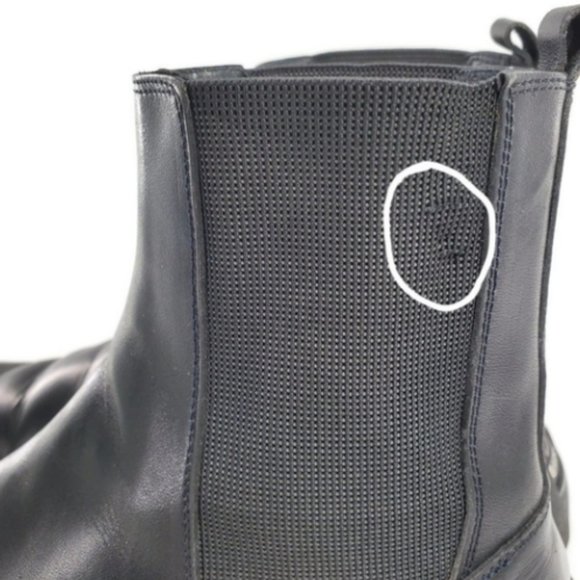 Bally Sesvenna Black Leather Pull-On Comfort Chelsea Boots - Picture 12 of 13